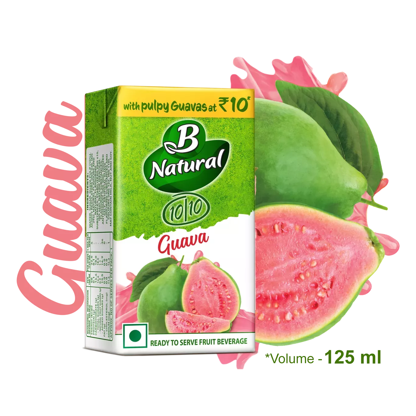 Guava Juice - B Natural 10 - 10